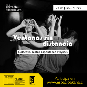 Ciclo de Teatro Espontáneo "Ventanas sin distancia"