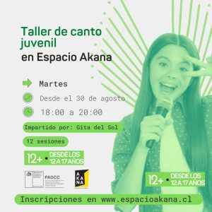 Taller de Canto Juvenil - II Semestre