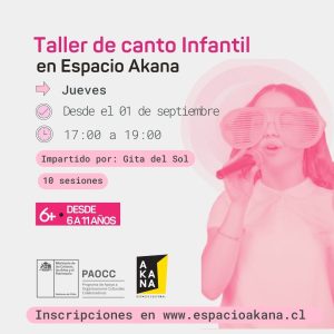Taller de Canto infantil - II Semestre