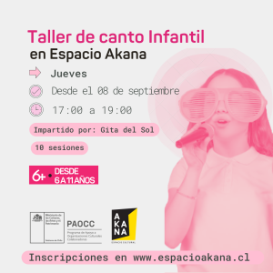 Taller de Canto infantil