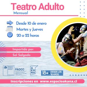 Taller de Teatro Adulto - VERANO 2023