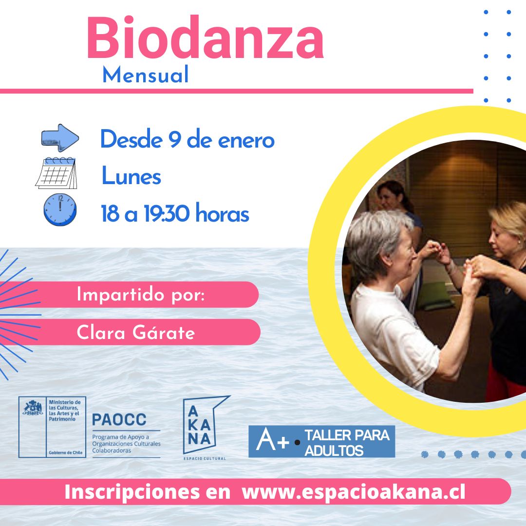 Taller de Biodanza - VERANO 2023