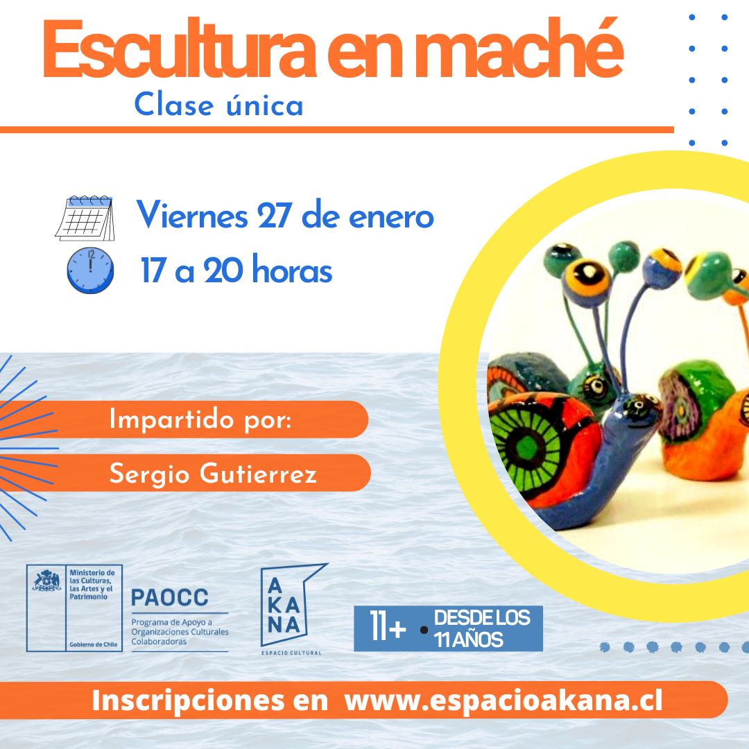 Escultura en Maché - Talleres de Verano 2023